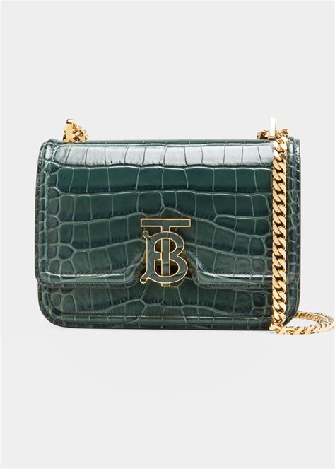 cost of burberry alligator bag|Burberry Small TB Alligator.